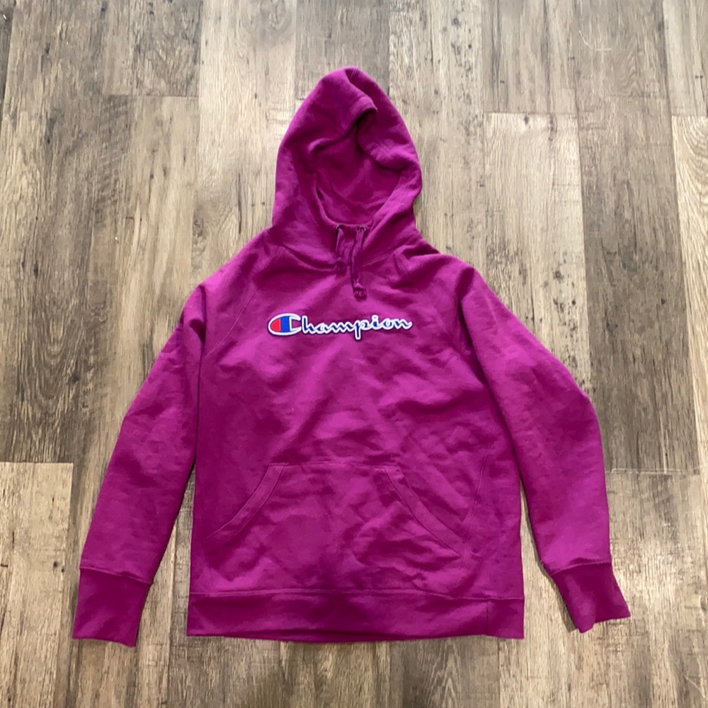 Purple Champion sweatshirt